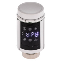 Prios Smart radiátorový termostat, ZigBee, Tuya, biely