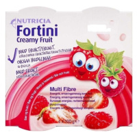 FORTINI Creamy fruit multi fibre červené ovocie 4 x 100 g