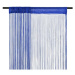 Povrázkové záclony, 2 ks, 100 × 250 cm, modré