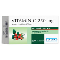 GENERICA Vitamin C 250 mg 120 tabliet