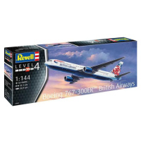 Plastic Modelkit letadlo 03862 - Boeing 767-300ER (British Airways Chelsea Rose) (1:144)