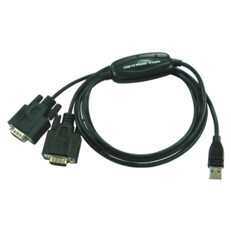 PremiumCord USB - 2x RS 232 prevodník