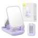 Stojan Folding phone stand Baseus with mirror, purple (6932172629922)