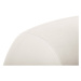 Biela zamatová pohovka 237 cm Santi – Interieurs 86