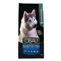 CIBAU Dog Adult Sensitive Fish&Rice 12kg + 2kg ZADARMO