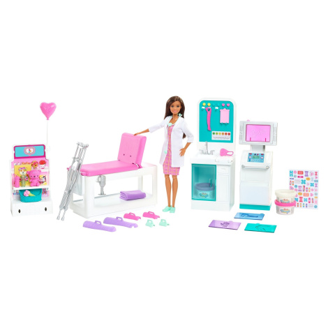 Mattel Barbie Klinika 1. Pomoci s doktorkou herný set GTN61