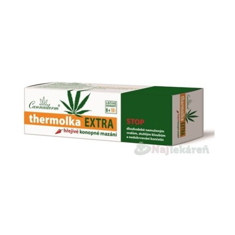 Cannaderm THERMOLKA EXTRA gél hrejivé na svaly a kĺby 150 ml