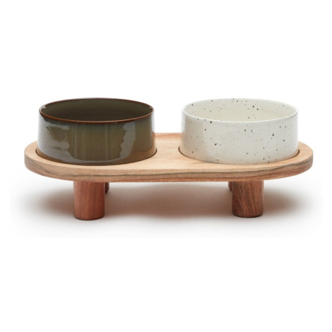 Keramické misky v súprave 2 ks pre psov Dumbi - Kave Home