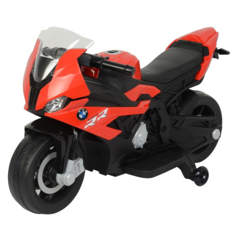 mamido  Detská elektrická motorka BMW S1000RR čierno-červená