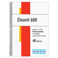 GENERICA Zinavit 600 s pomarančovou arómou 40 tabliet