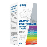 ALAVIS Multivitamín pre psy a mačky 60g