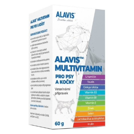 ALAVIS Multivitamín pre psy a mačky 60g