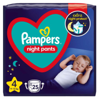 PAMPERS Night Pants Veľkosť 4, 25 ks, 9-15  kg