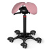 Sedlová stolička SALLI Swing Farba čalúnenia: Syntetická koža - ružová #9573, Výška postavy: Str