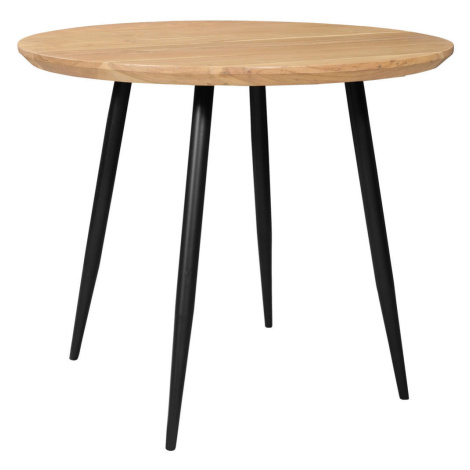 Stylife JEDÁLENSKÝ STÔL, akácia, čierna, farba akácie, 80/80/76 cm