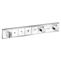 Hansgrohe RainSelect, batéria pod omietku na 4 spotrebiče, biela/chrómová, HAN-15357400