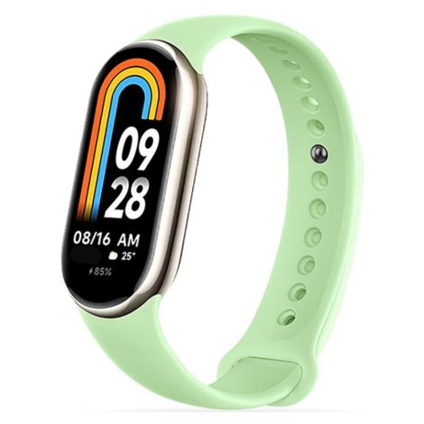 Xiaomi Mi Smart Band 8 / 9, silikónový remienok, nastaviteľný, TP IconBand, mentolová