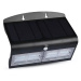 Záhradné LED nástenné svietidlo solárne 6,8W, 4000K, 800lm, čierne VT-767-7 (V-TAC)