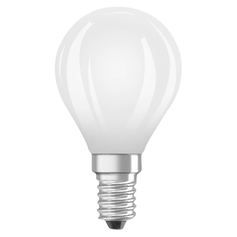 OSRAM LED žiarovka kvapka matná E14 2,2W 4000K 470lm