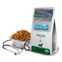 Farmina Vet Life dog obesity fish - kompletné dietetické krmivo pre dospelé psy 2kg