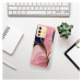 Odolné silikónové puzdro iSaprio - Pink Blue Leaves - Vivo V23 5G