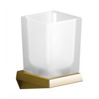 SAPHO - SOUL pohár závesný, mliečne sklo, zlato 164905