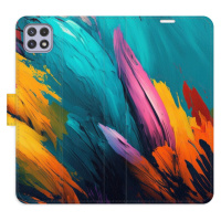 Flipové puzdro iSaprio - Orange Paint 02 - Samsung Galaxy A22 5G