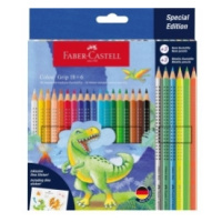 Faber-Castell Pastelky Colour Grip set 18+6 Neon a Metallic, sada 24ks