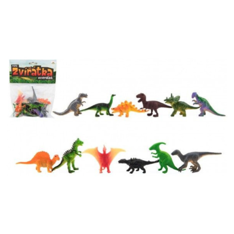 Zvieratká dinosaury - 12 ks Teddies
