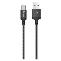 Nabíjací a dátový kábel USB, USB Type-C, 100 cm, 3000 mA, s ochranou proti rozbitiu, vzor šnúrky