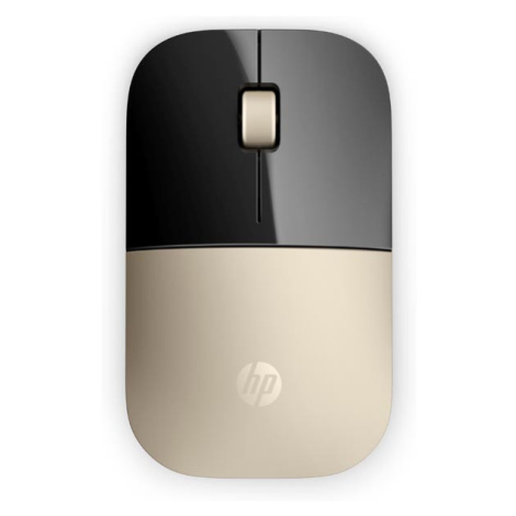Myš bezdrôtová, HP Z3700, zlatá, optická Blue LED, 1200DPI