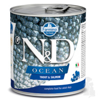 N&D DOG OCEAN Adult Trout & Salmon 285g + Množstevná zľava zľava 15% 1+1 zadarmo