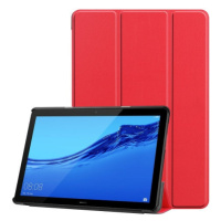 Huawei Mediapad T5 10 (10.1), puzdro na dokumenty, Trifold, červené