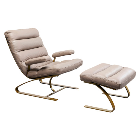 Novel set kresla a taburetky sivý Kare Design