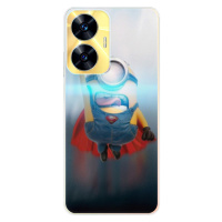 Odolné silikónové puzdro iSaprio - Mimons Superman 02 - Realme C55