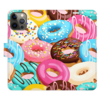 Flipové puzdro iSaprio - Donuts Pattern 02 - iPhone 12/12 Pro