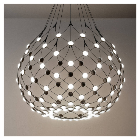 Luceplan Mesh závesná lampa Ø 80 cm Wireless 1m