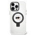 Kryt Karl Lagerfeld KLHMP15SHMRSKHH iPhone 15 6.1" white hardcase Ring Stand Karl Head MagSafe (