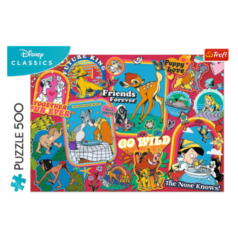 Trefl Puzzle 500 - Disney: V priebehu rokov / Disney