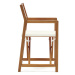 Biele/v prírodnej farbe drevené záhradné stoličky v súprave 2 ks Thianna – Kave Home