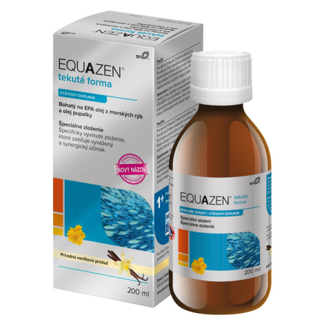 EQUAZEN tekutá forma vanilka, 200 ml