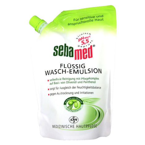 SEBAMED Tekutá umývacia emulzia s olivovým olejom náhradná náplň 400 ml