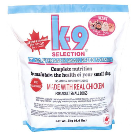 K-9 Dog Maintenance Small - 3kg K9