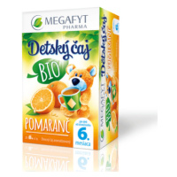 MEGAFYT Detský čaj bio pomaranč 6+ 20 x 2 g