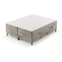 Svetlohnedá boxspring posteľ s úložným priestorom 160x200 cm Araya – Maison de Rêve