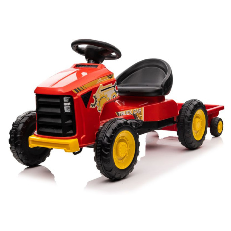 Červené detské šliapacie traktory