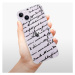 Odolné silikónové puzdro iSaprio - Handwriting 01 - black - iPhone 14 Plus