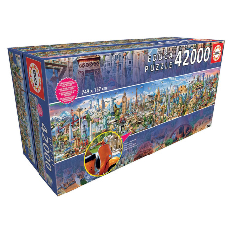 Educa puzzle Around the world 42000 dielov 17570