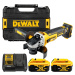 DEWALT 18V XR 125 mm aku uhlová brúska s posuvným spínačom, 2x 5,0 Ah DCG405P2-QW