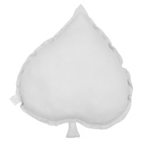 Dadaboom.sk Ľanový vankúš lipový list svetlo sivá 38×43 cm